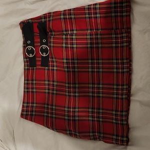 Forever21 tartan skirt xs
